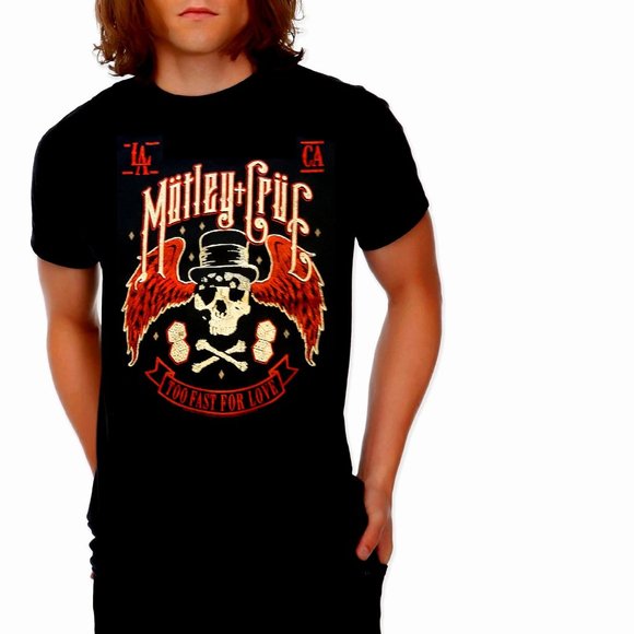 Motley Crue Too Fast For Love metal rock Official T-Shirt XL NWT - Picture 1 of 2